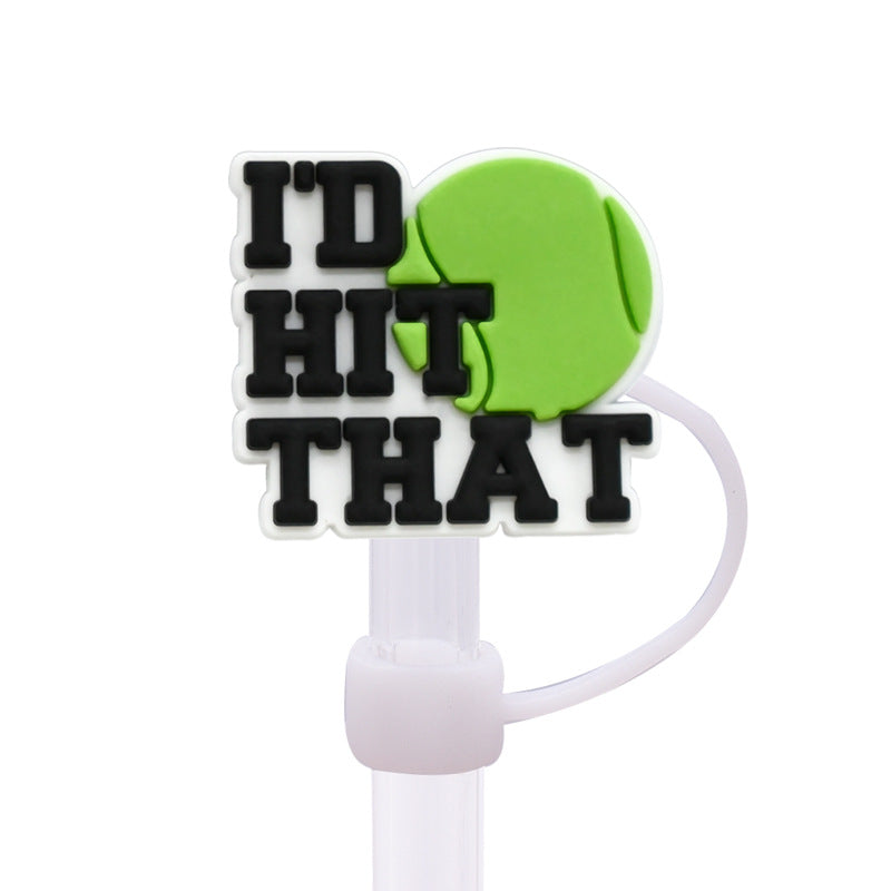 Wholesale Random 100pcs 10MM Tennis Sports Dust Plug Straw Accessories