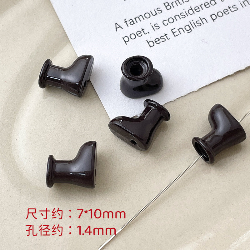 Wholesale 10pcs Dopamine Christmas Series Colorful Love Gift Box Beads