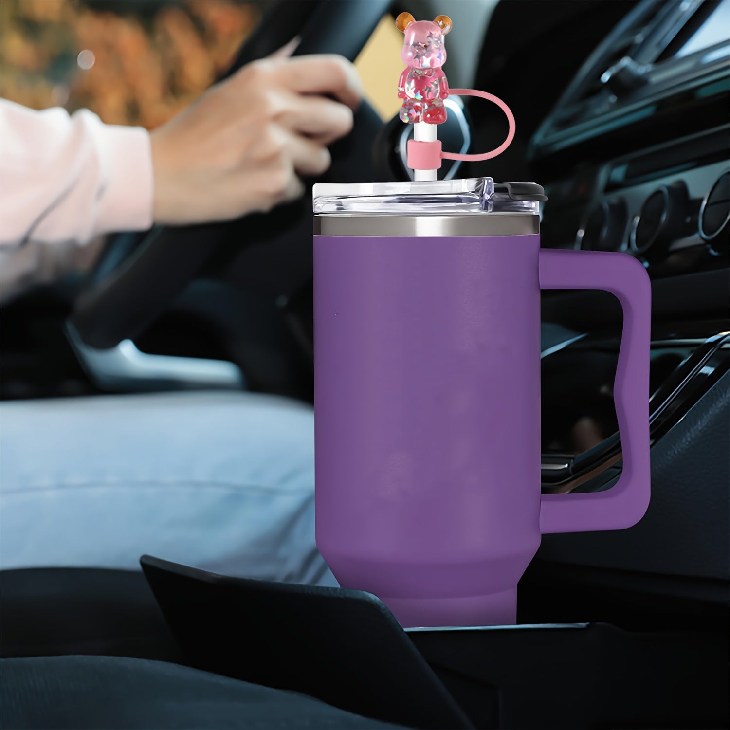 Wholesale  straw cap color resin dust plug  Straw Tube Cap OLY Exclusive