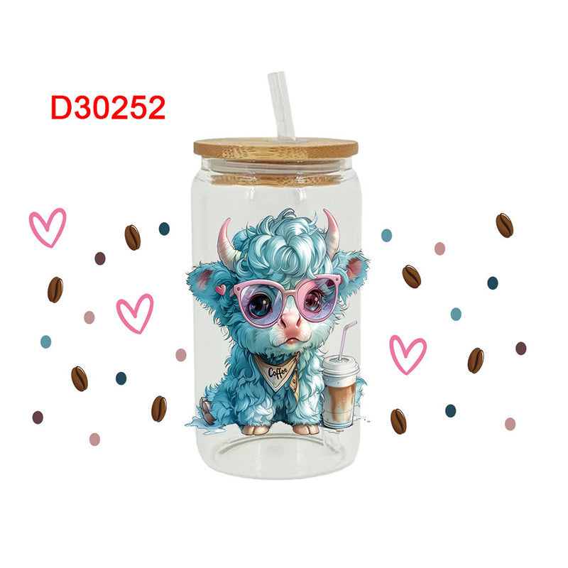 Wholesale UV Transfer Paste Glass Crystal Label Crystal Paste 16OZ UV DTF WRAPS
