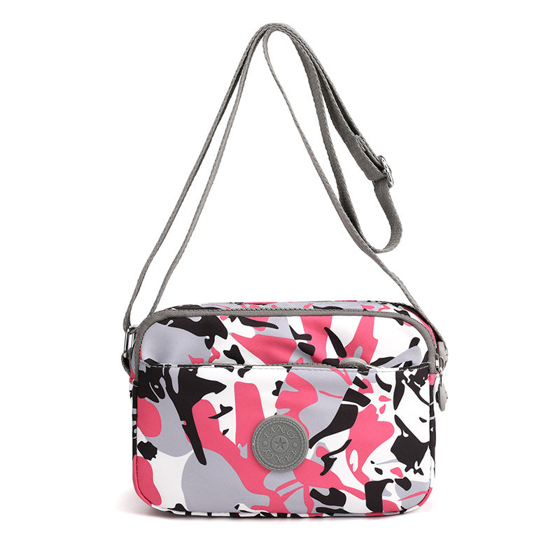 Bolso de hombro impreso de gran capacidad de nylon al por mayor