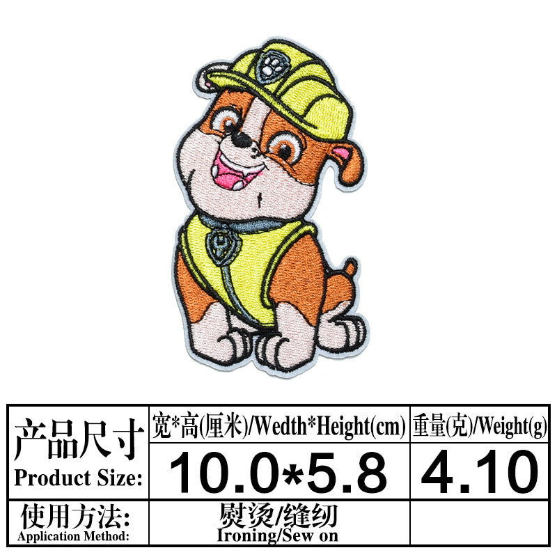 Wholesale Cute Puppy Embroidery Patches 23 Styles Cartoon Cloth Patch Set For Clothing Bags Towels Kids DIY Repair Decor Chic Fashion Accessory