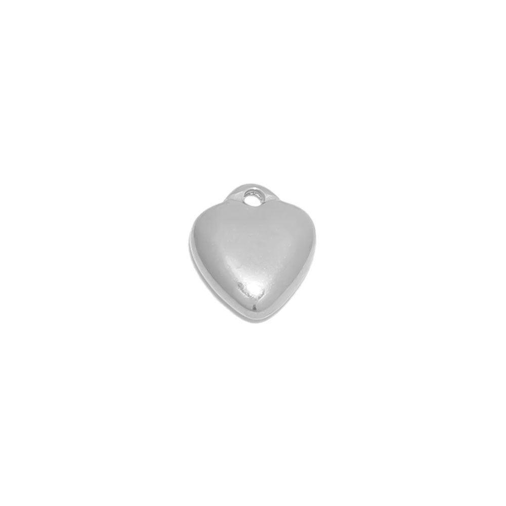 Wholesale 5PCS/PACK Stainless Steel Three-dimensional Peach Heart Small Pendant DIY Jewelry Pendant