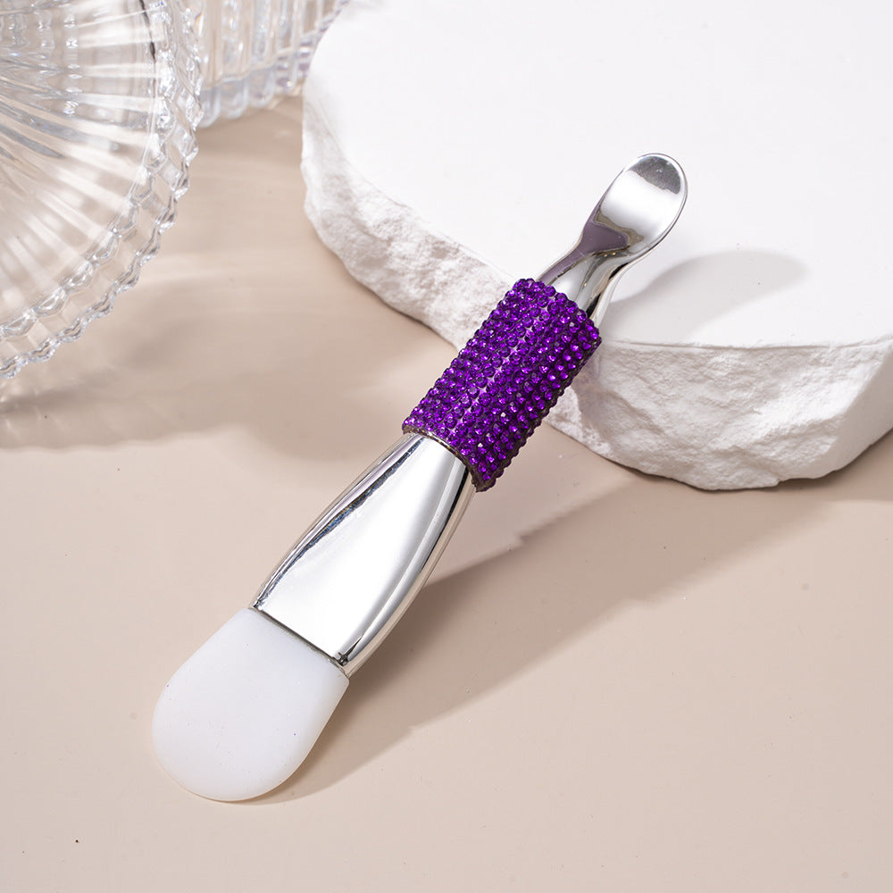 Wholesale Explosions mask brush silicone film rod soft hair facial beauty tools wholesale double head with scoop mud film brush