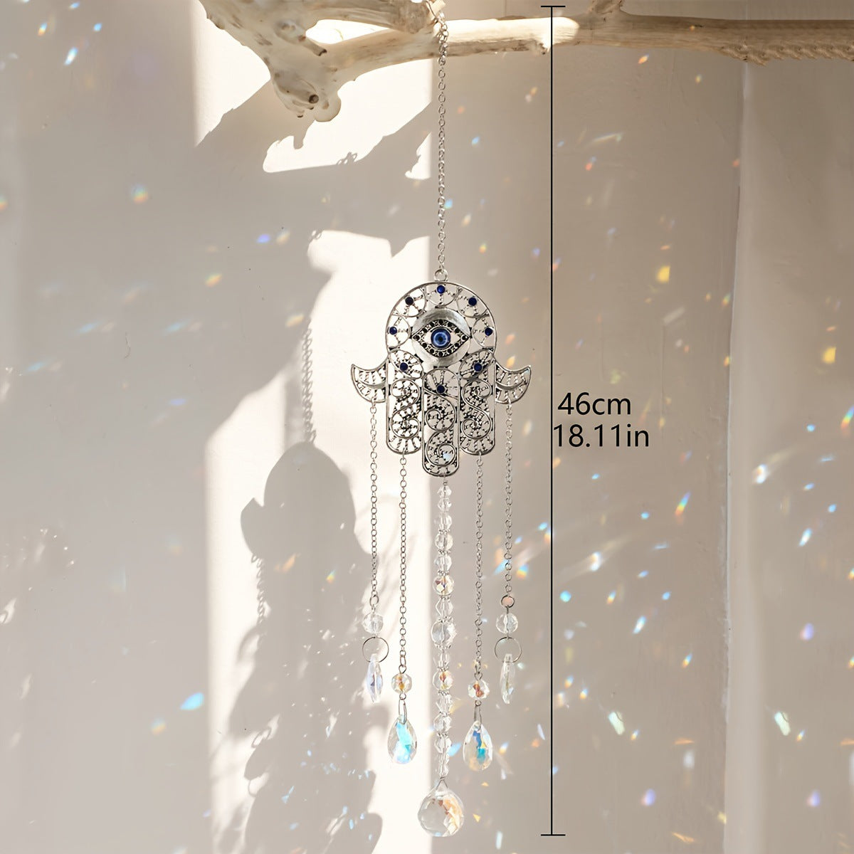 Wholesale Devil's Eye Palm Sun Catcher Crystal Garden Home Window Decoration