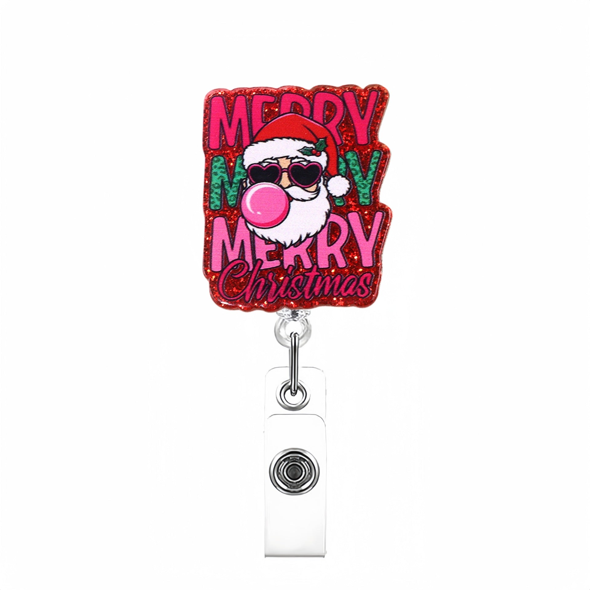 Wholesale Funny Christmas Tree Badge Reels