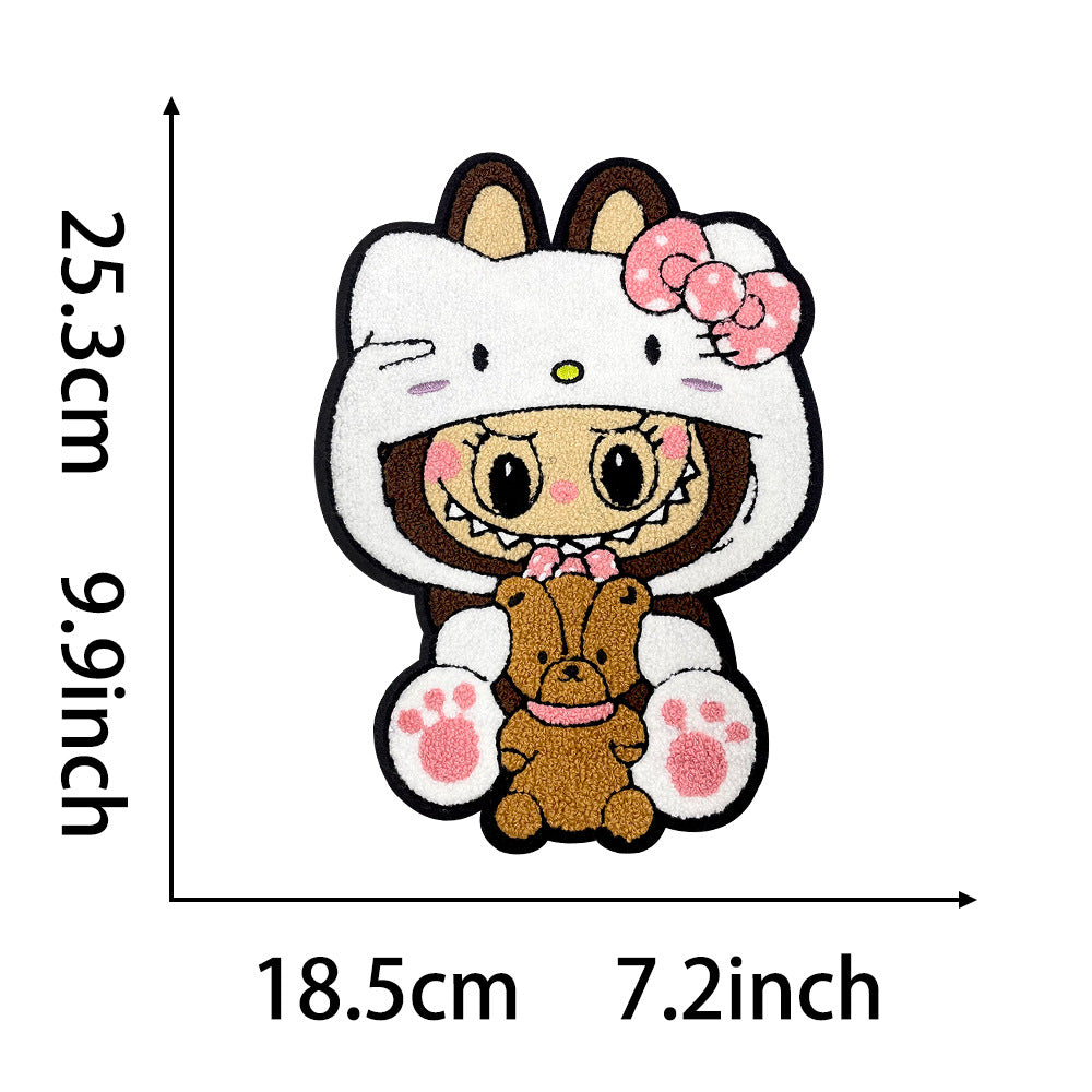 Wholesale Cute Hat Shape Embroidered Patch Cartoon Applique For Coat Fashion Accessory OLY Exclusive