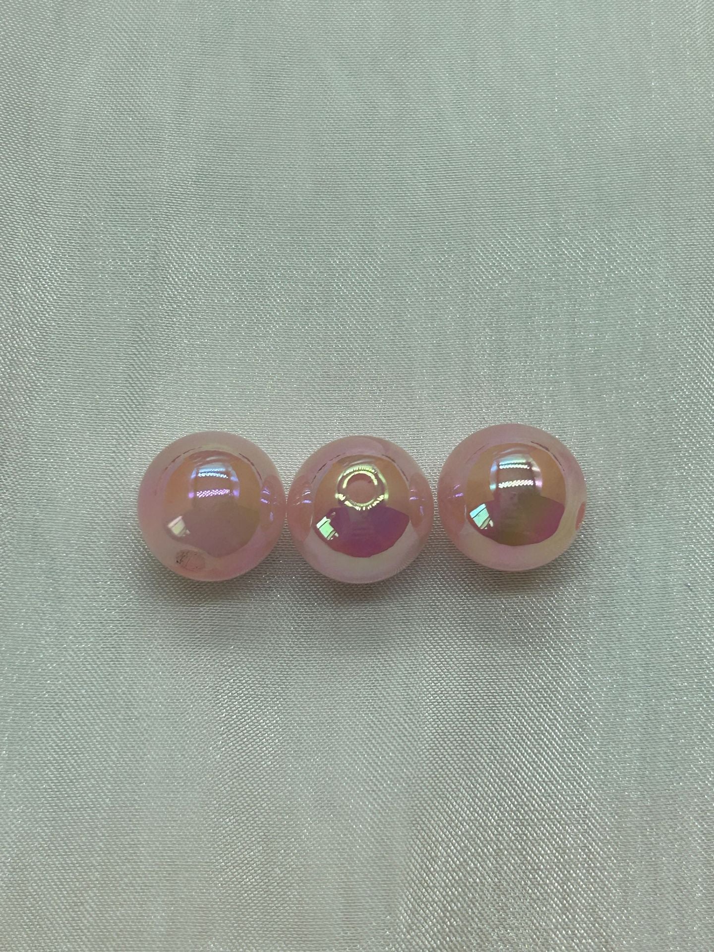 Wholesale 200pcs Starry Sky Color Shellfish Mermaid Straight Hole ABS Color Beads