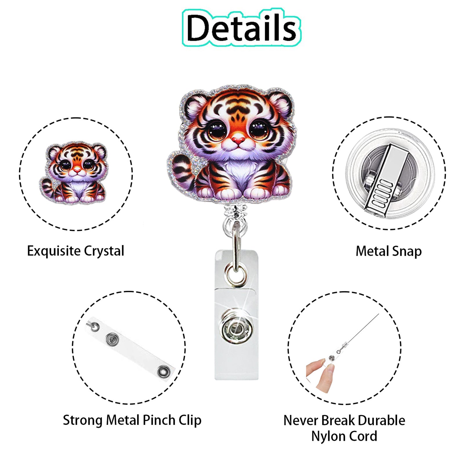 Wholesale Animal series acrylic telescopic rotating pull-out