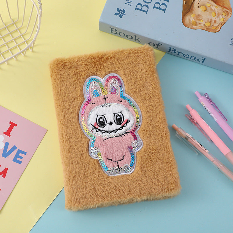 Wholesale Cartoon Kabu Stuffed Notebook Cute Candy Color Student Notebook OLY Exclusive