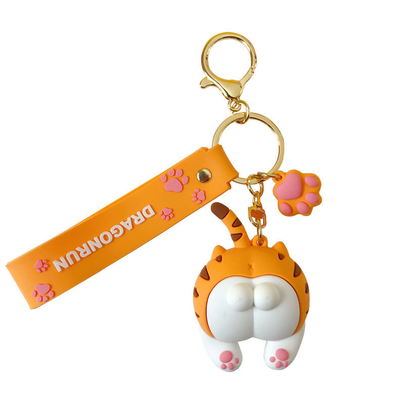 Wholesale PVC Corgi Butt Keychain