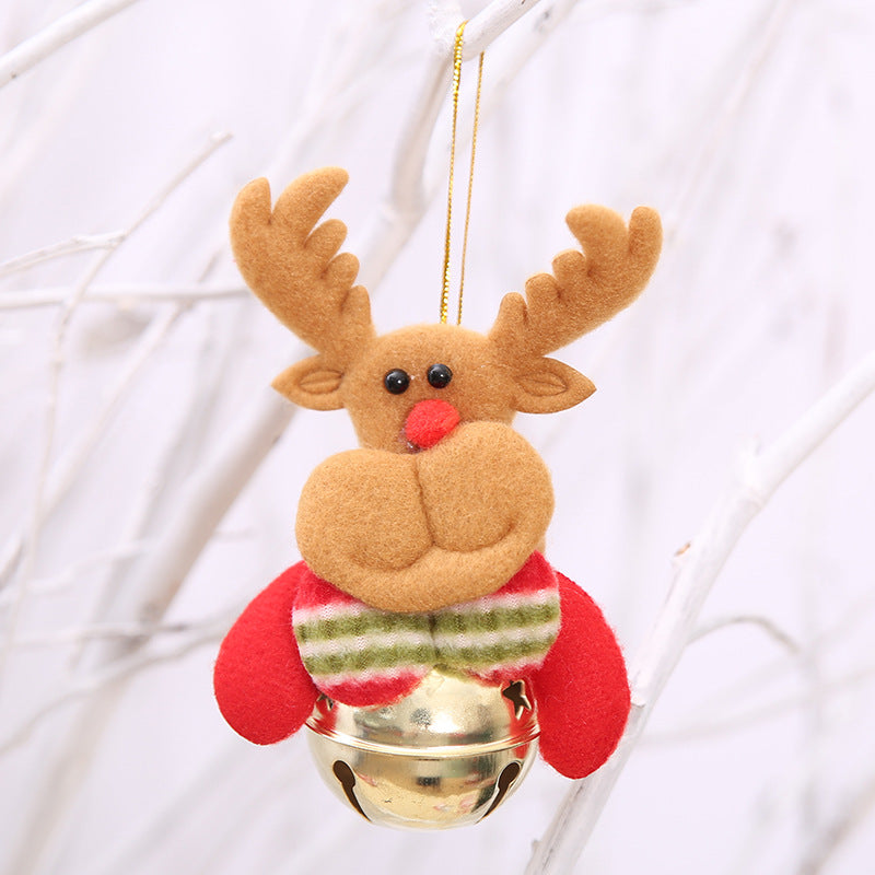 Wholesale Christmas Tree Decoration Accessories Santa Claus Snowman Doll Pendant