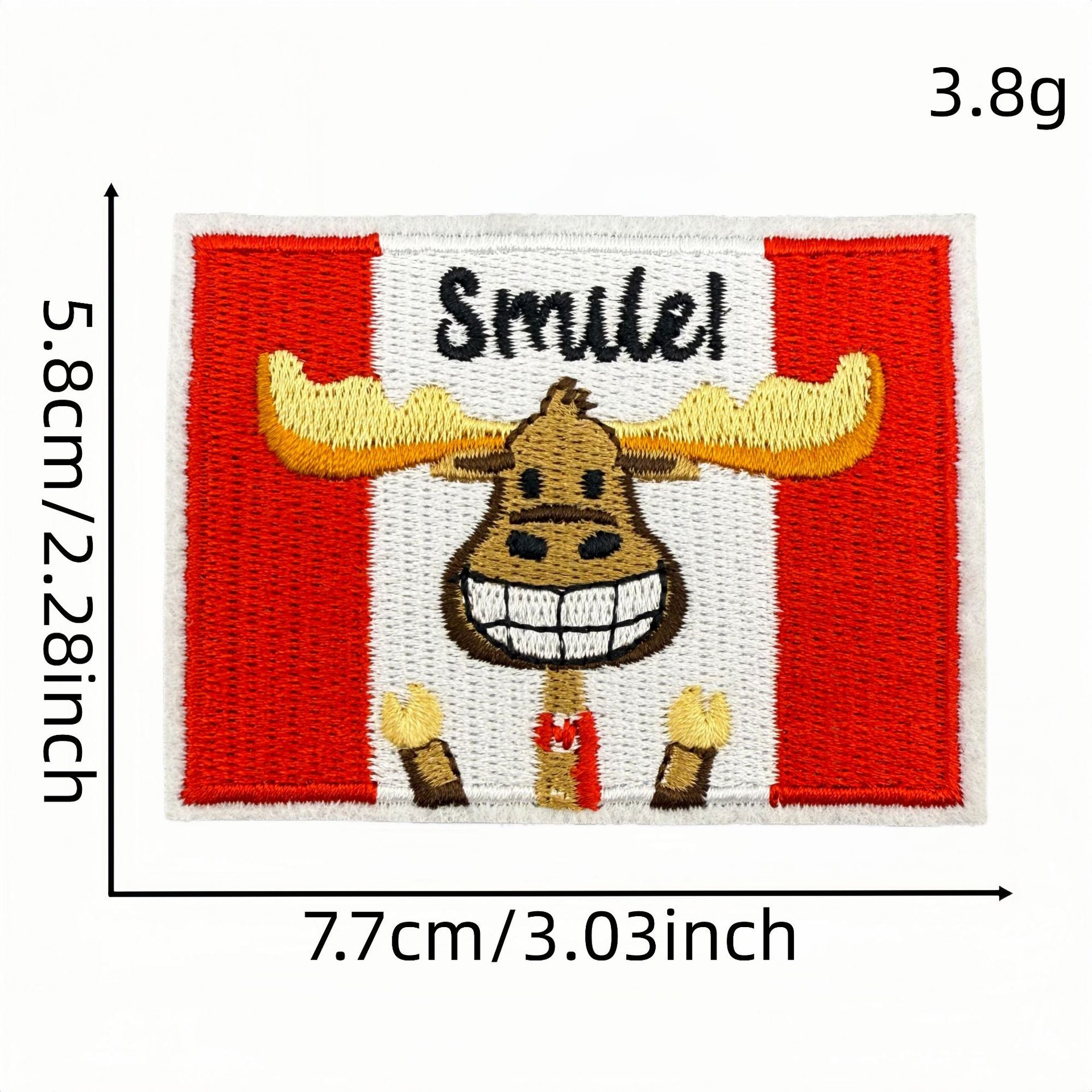 Wholesale Red Cartoon Maple Leaf DIY Patches