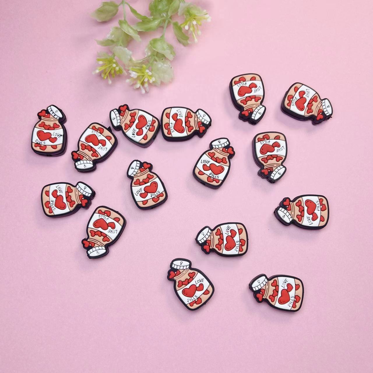 Wholesale 10PCS Silicone Cartoon Beads