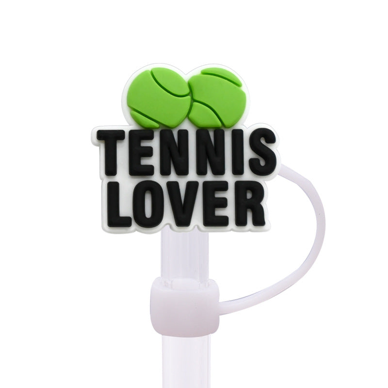 Wholesale Random 100pcs 10MM Tennis Sports Dust Plug Straw Accessories