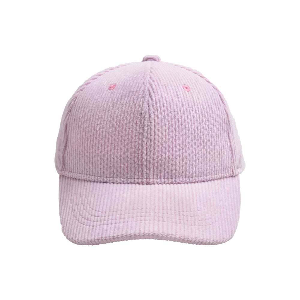 Wholesale outdoor warm windproof casual solid color parent-child peaked cap