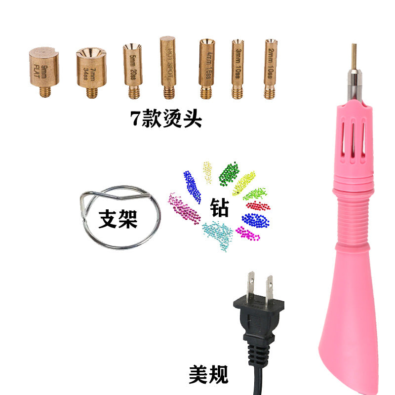 Wholesale 50pcs diy handmade hardware tool set portable clothing point drilling pen ironing drilling machine