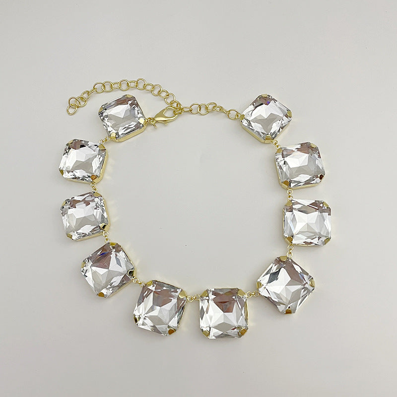 Wholesale Heart Shine Rhinestone Necklaces