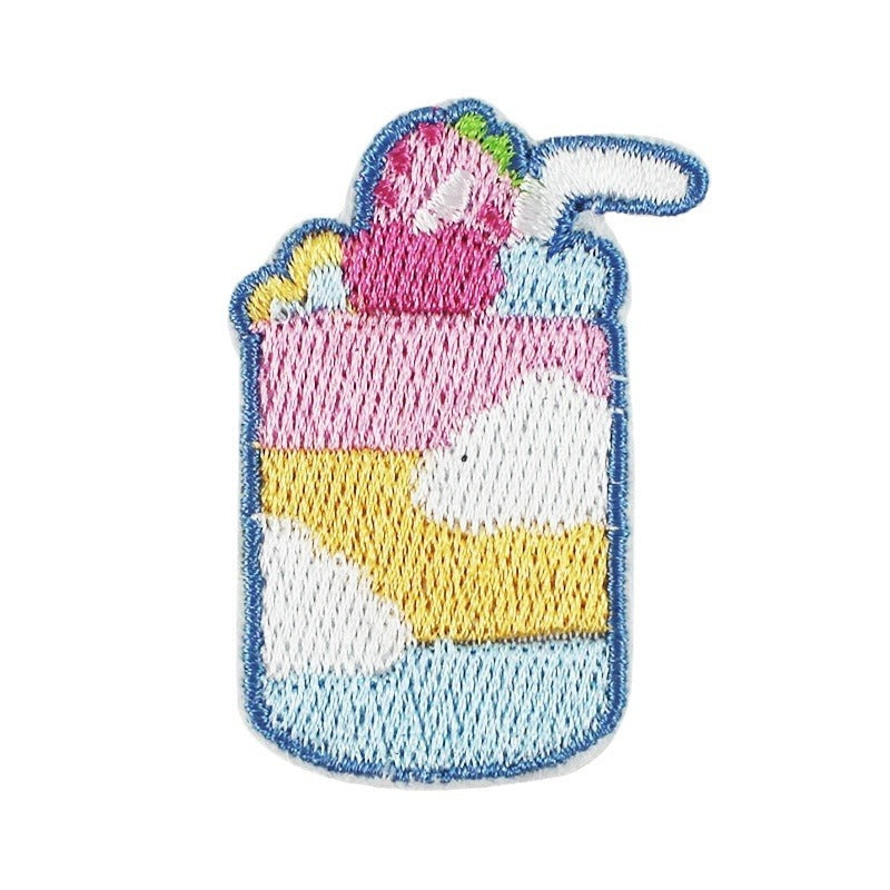 Wholesale Custom Embroidered Patches Self Adhesive Applique For Clothing Bags DIY Fashion Accessory