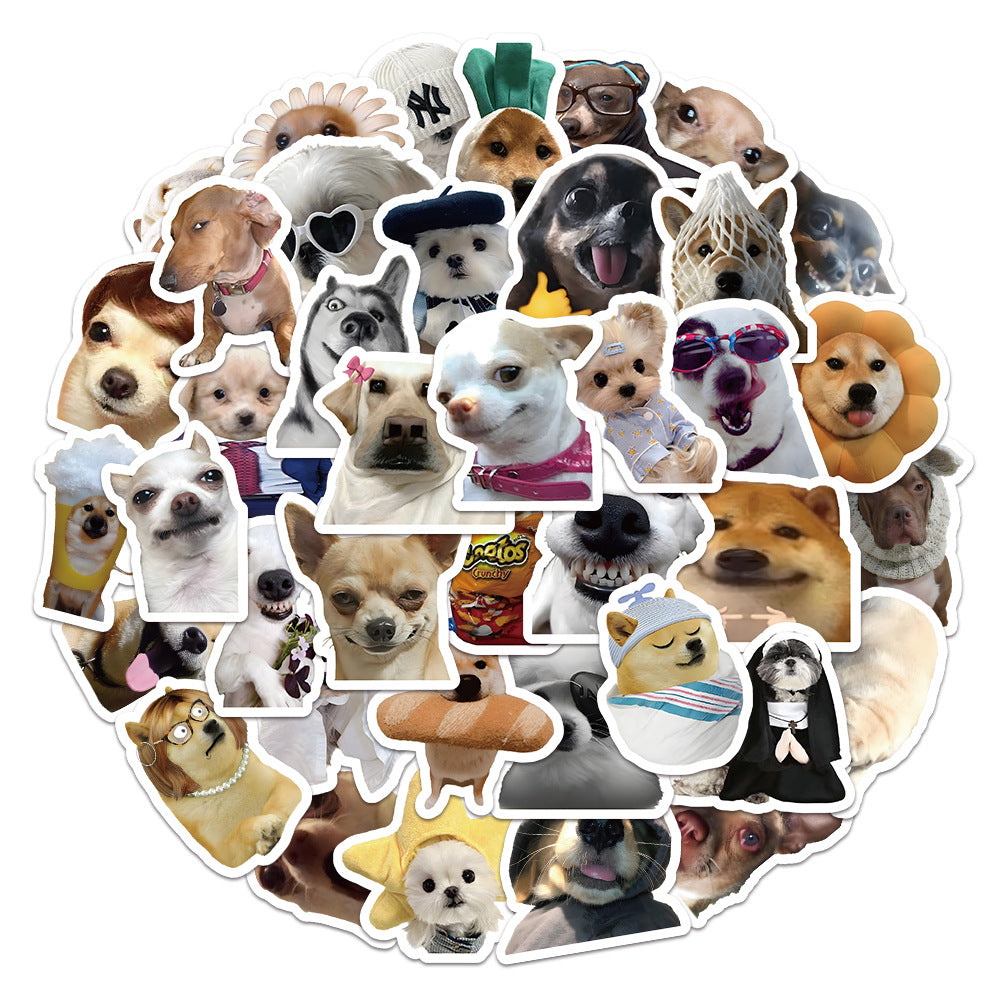 Wholesale 100 Cartoon Cute Kittens and Puppies Waterproof Vinyl Stickers