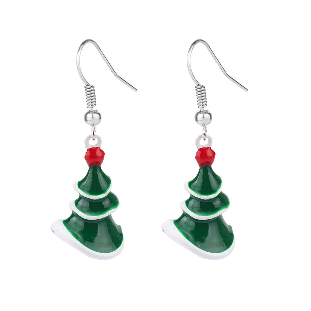 Wholesale Christmas Tree  Snowman Earrings