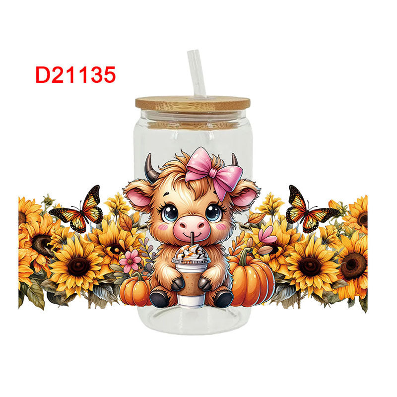 Wholesale UV Transfer Paste Glass Crystal LabelSpecial Paste for 16oz Glass Cup