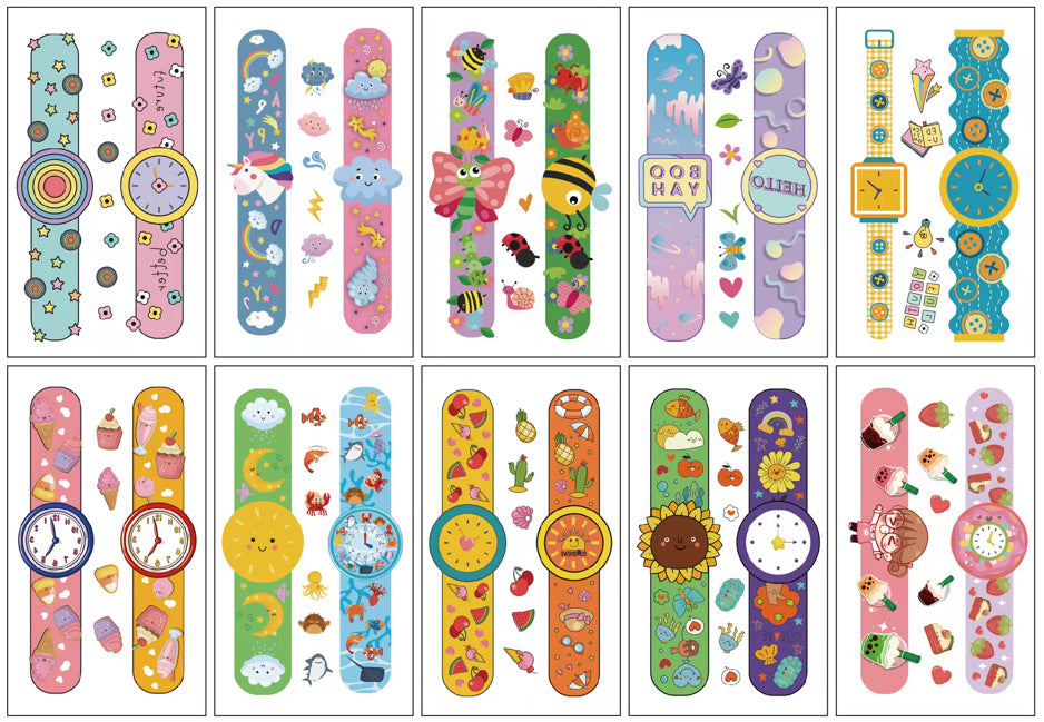 Wholesale 10pcs/sheet Children's cartoon little monster cute tattoo sticker