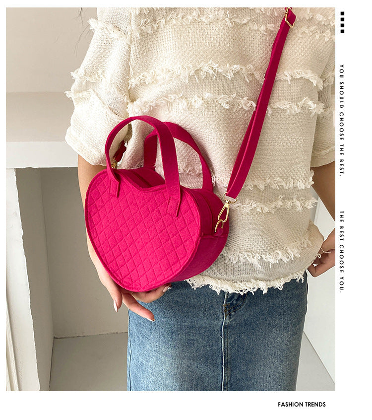 Wholesale Cotton Love Felt Bag