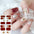 CWholesale 5D Imitation Diamond Nail Sticker Baking Free Gel Christmas Snowflake Elk Nail Sticker DIY Nail Stickers