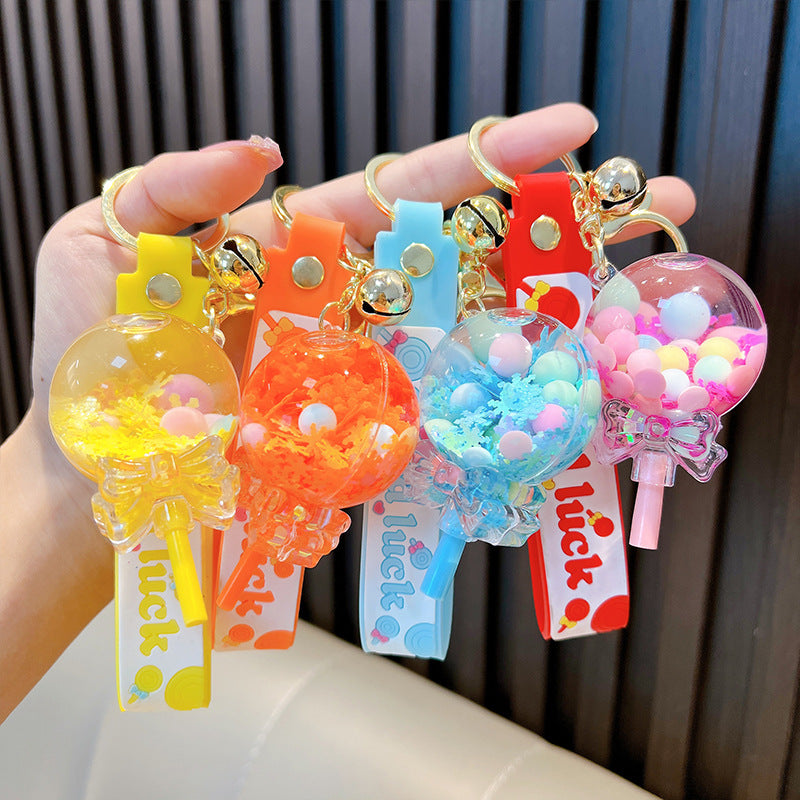 Wholesale Add Oil Jelly Beans To The Lollipop Keychain