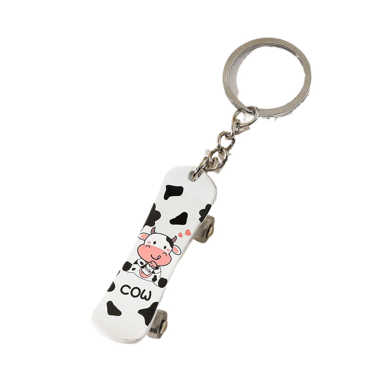 Wholesale Metal Fan Spaceman Cow Cartoon Keychain