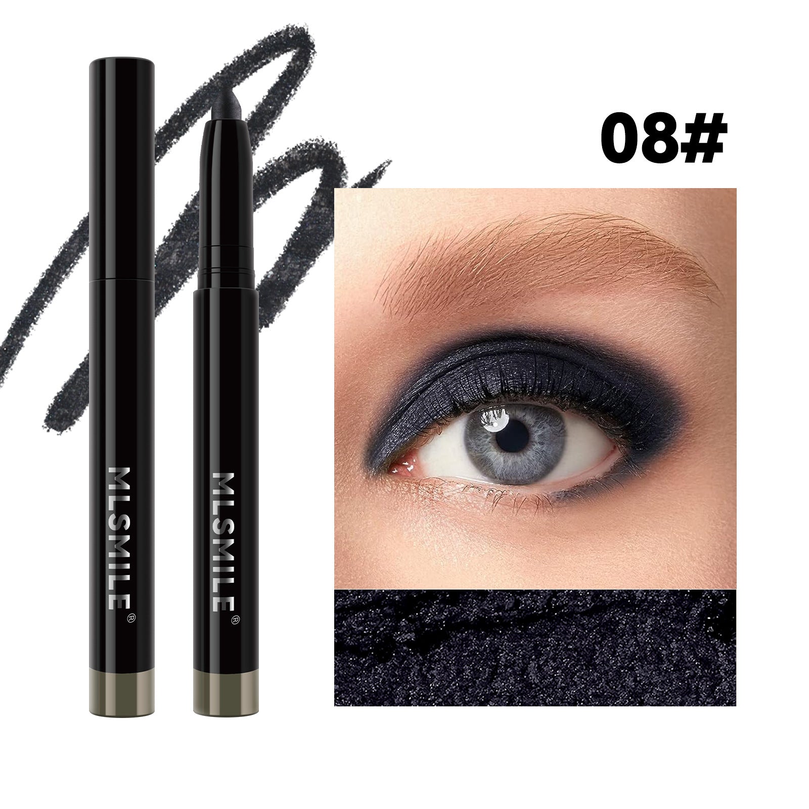 Wholesale MLSMILE Waterproof and Smudge-proof Eyeliner with Pencil Sharpener