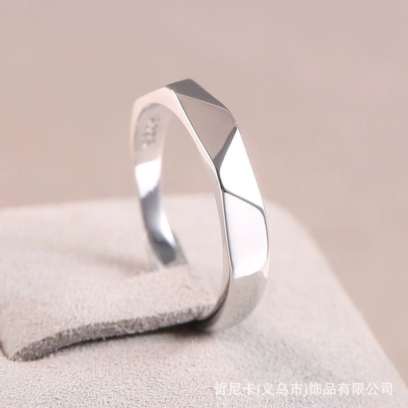 Wholesale classic elegant simple handsome wedding ring