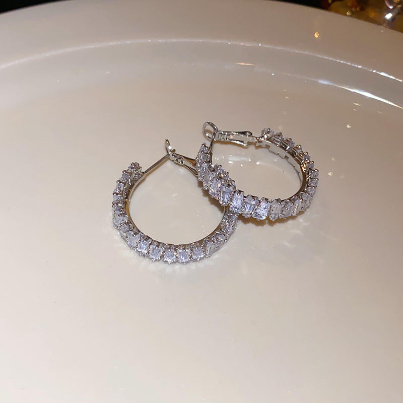 Wholesale Diamond Butterfly Flower Five Pointed Star Tassel Alloy Earrings