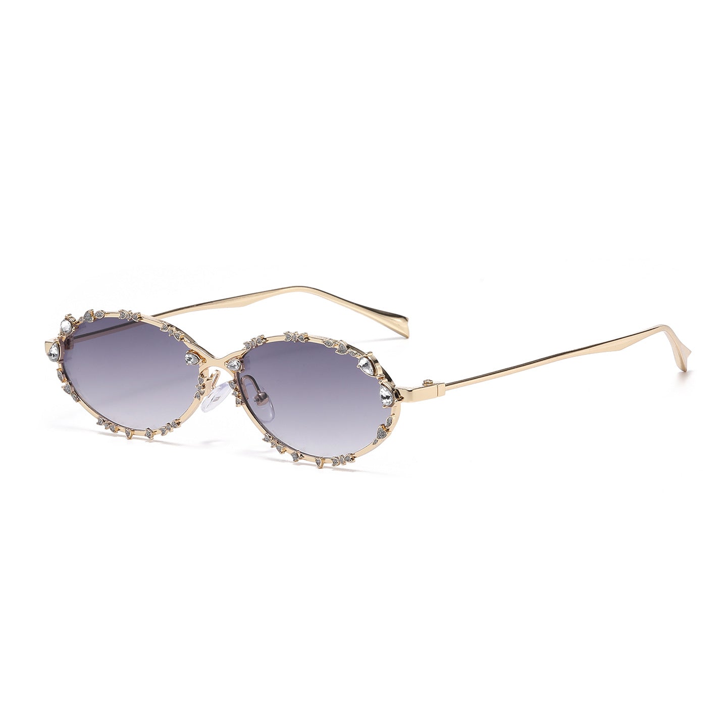 Wholesale Diamond studded anti blue light sunglasses