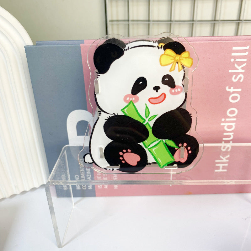 Wholesale Cute Creative Panda Pen Holder Storage Ornaments Office Desktop Decorations