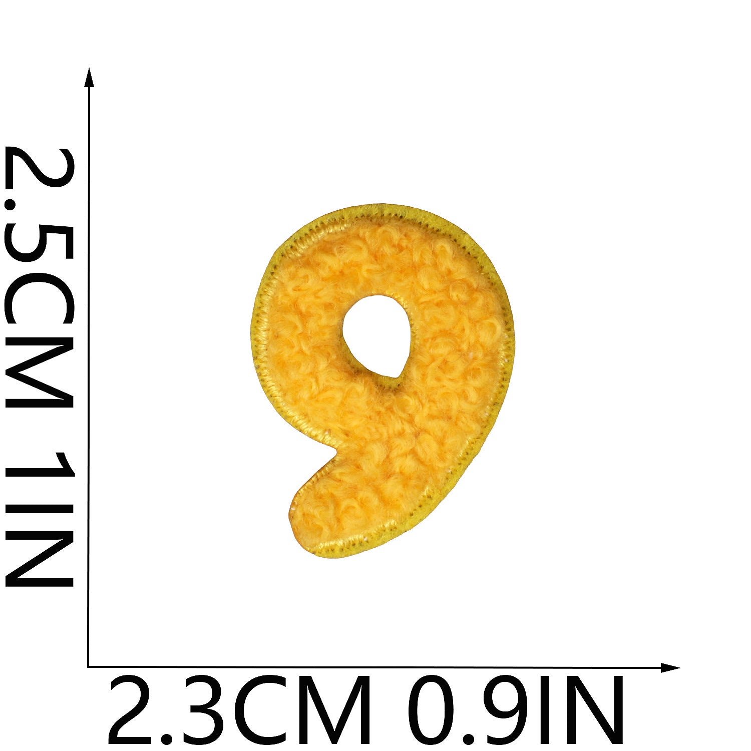 Wholesale Trendy Chenille Embroidered Alphabet Number Patches Iron On DIY Decorative Accessory For Clothing Bags Boutique Resale