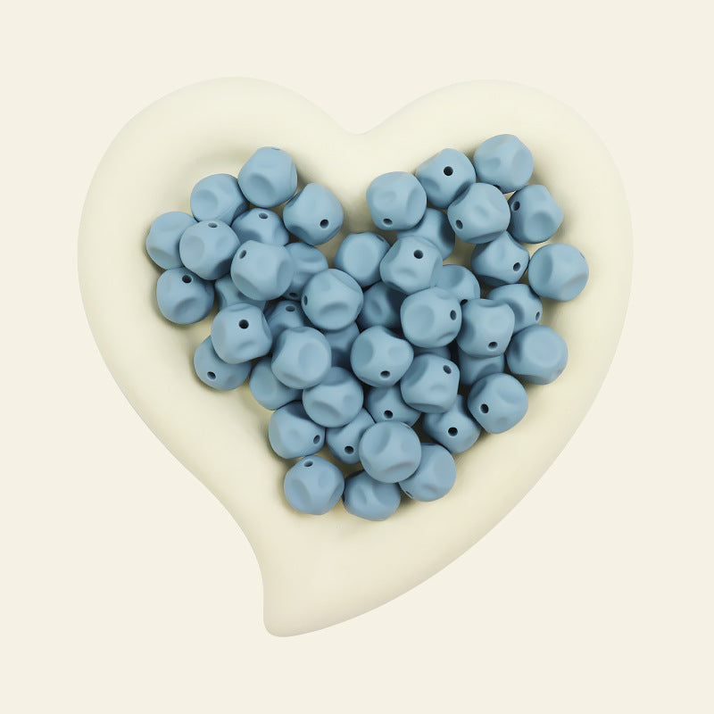 Wholesale 15mm Irregular Silicone Bead DIY Bead Pen Accessories