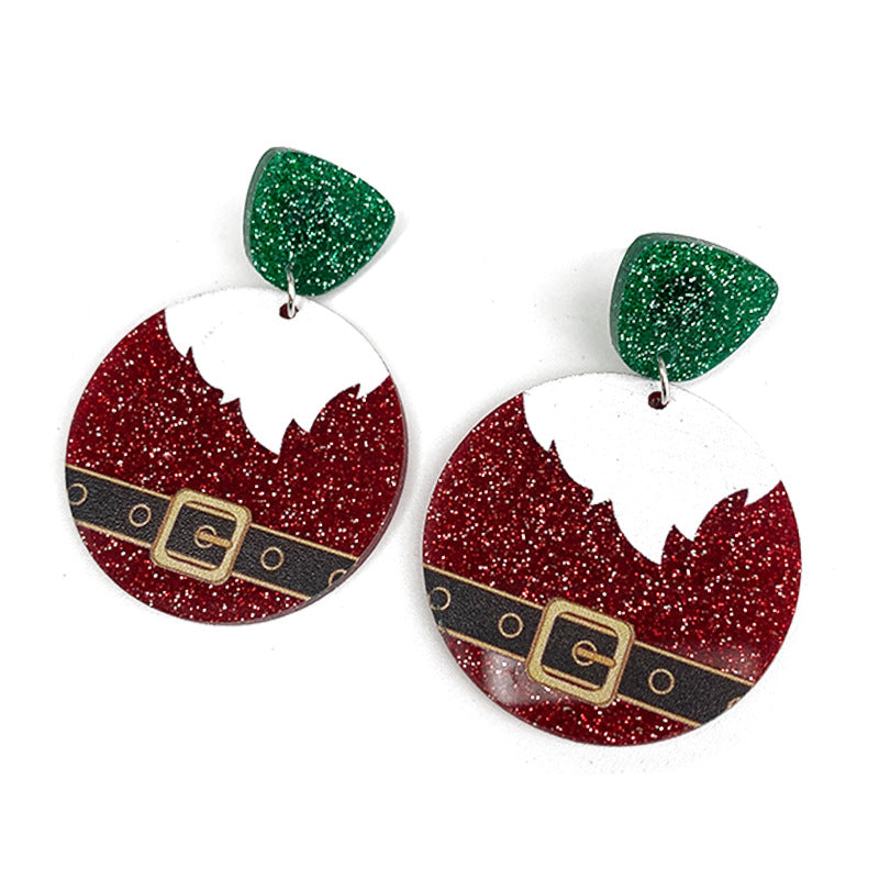 Wholesale Christmas Acrylic Earrings
