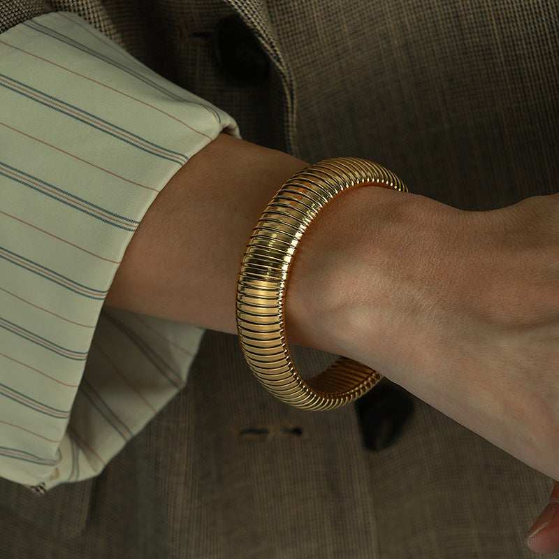 Wholesale Titanium Steel Elastic Stainless Steel Bracelet