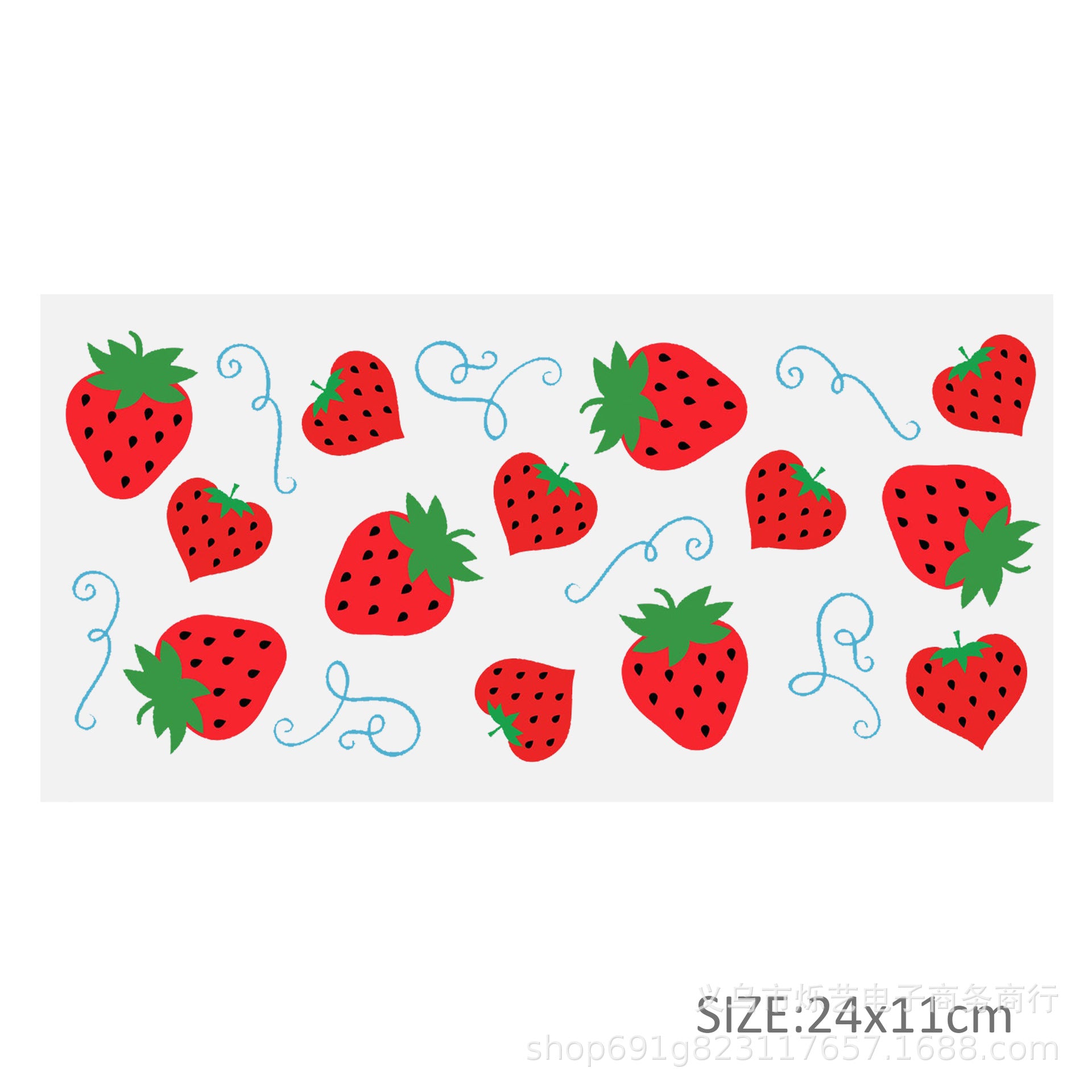 Wholesale Green Smiling Face Hat Halloween 16oz Cup UV DTF Wraps