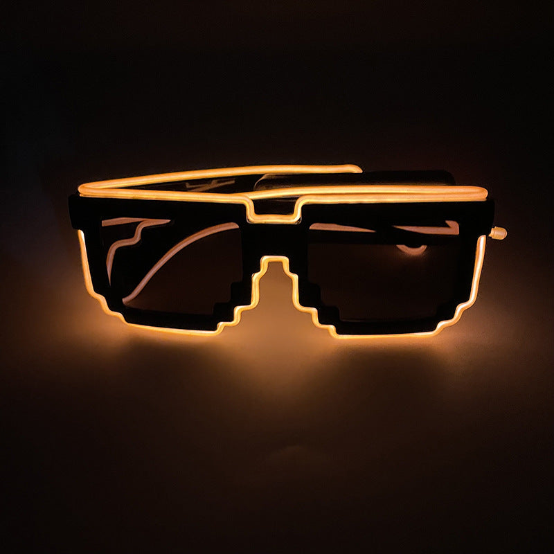 Wholesale Bar nightclub wireless luminous glasses sunglasses party LED disco atmosphere props