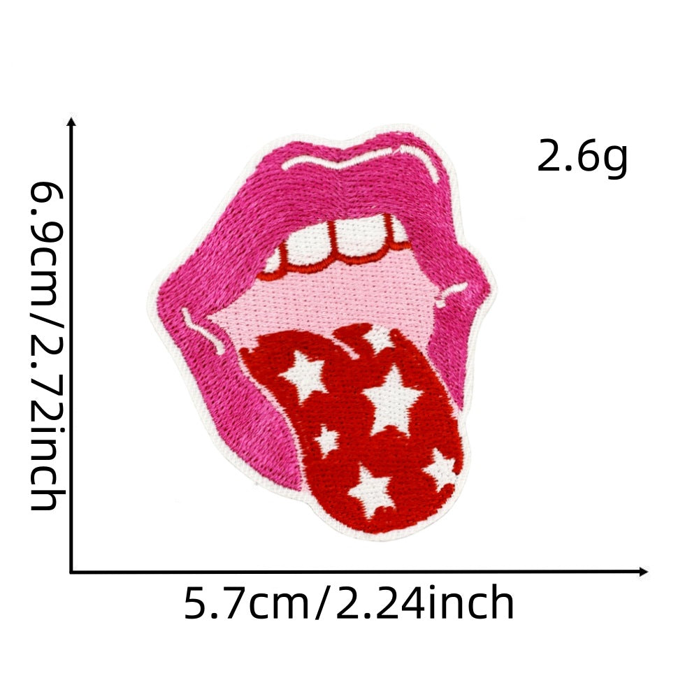 Wholesale Pink Western-style Cartoon Embroidery DIY patches