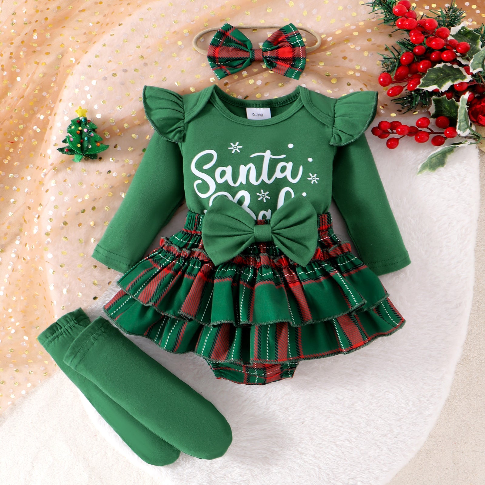 Wholesale 24 European and American Spring and Autumn New Christmas Children's Baby Clothes