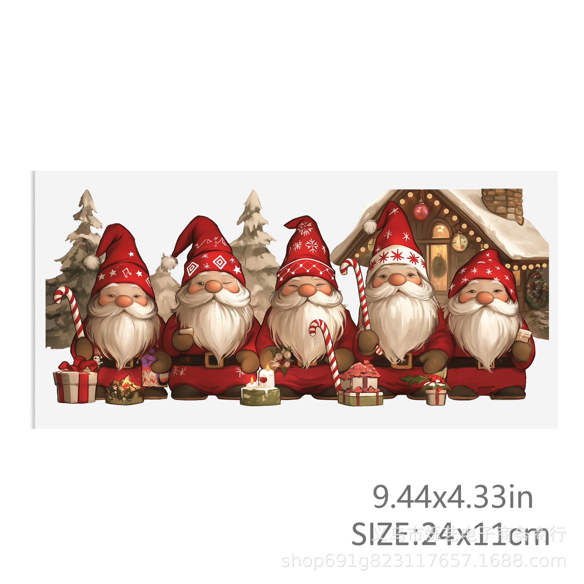 Wholesale 2pcs Christmas Collection 16oz Cup UV DTF Wraps