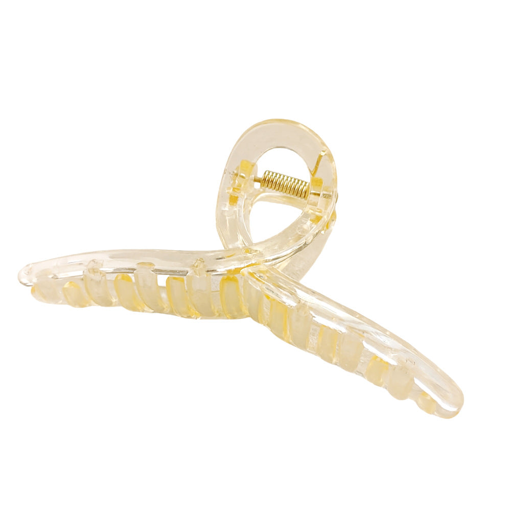 Wholesale Jelly Strap Cross Shark Clip Simple Fashion Back Head Hair Claw