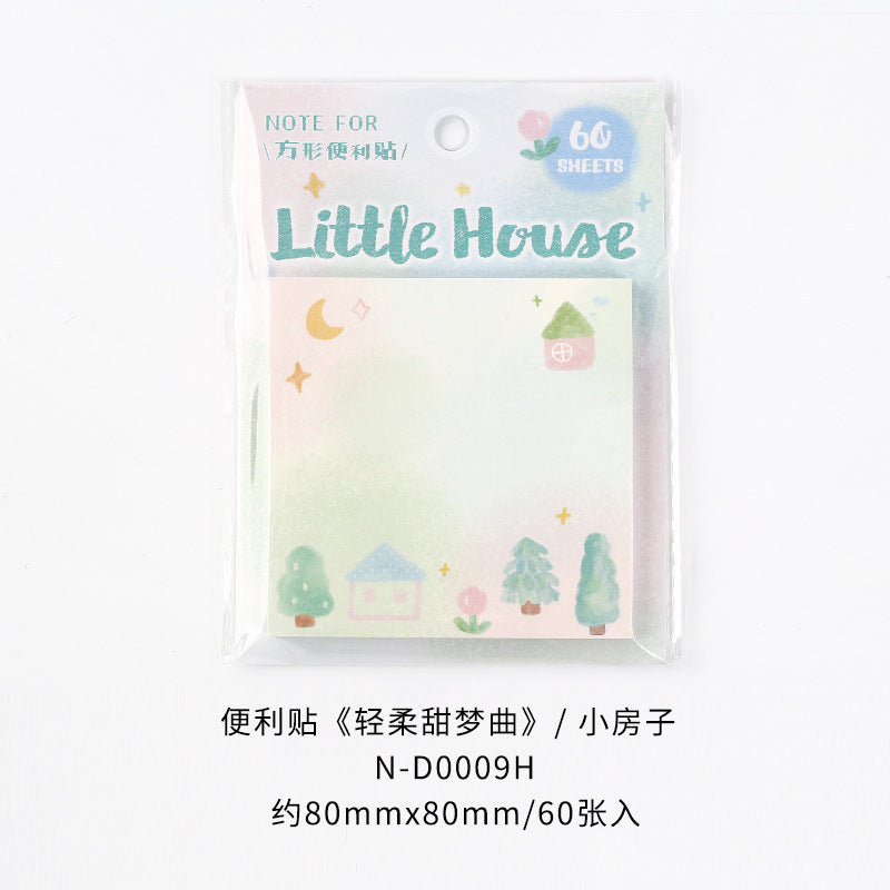 Wholesale Gentle Dream Song Post-it Cute Illustration Sticky Note