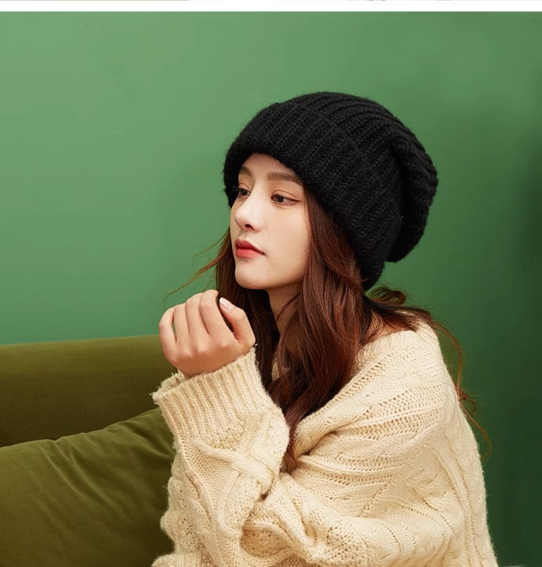 Wholesale Cute puppy embroidered warm woolen hat Beanie