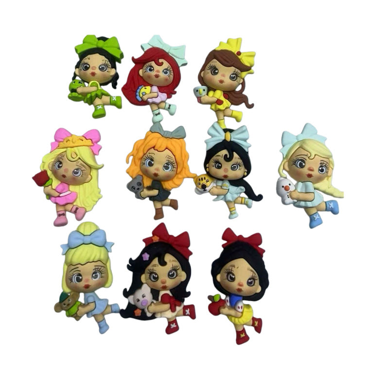 Wholesale Mixed batch live streaming hot selling soft rubber strawberry little girl DIY bead OLY Exclusive