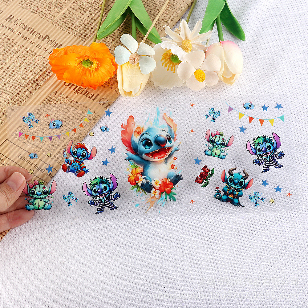 Wholesale Cartoon UV 16oz Transfer Sticker Anime Crystal UV DTF Wraps